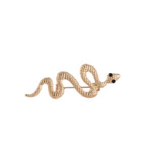snake zodiac brooch pin