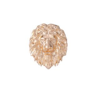 3d lion brooch pin